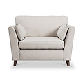 Osten Snuggler Armchair Stone Beech Feet from Roseland Furniture
