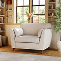 Osten Snuggler Armchair Stone Beech Feet from Roseland Furniture