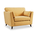 Osten Snuggler Armchair Lemon from Roseland Furniture