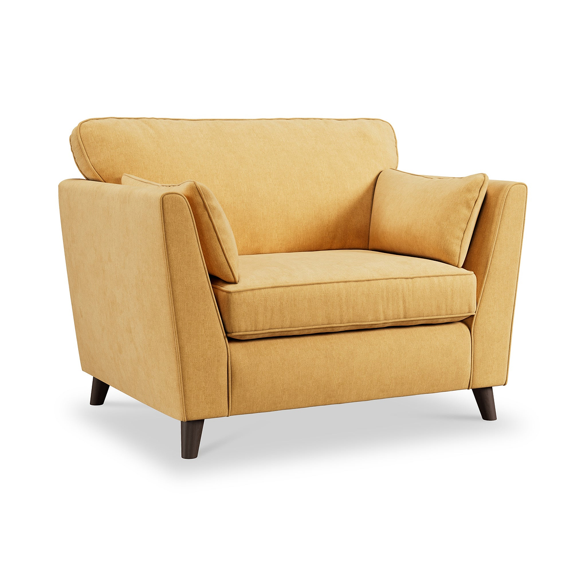 Osten Snuggler Armchair Lemon from Roseland Furniture