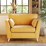 Osten Snuggler Armchair Lemon Oak Feet from Roseland Furniture