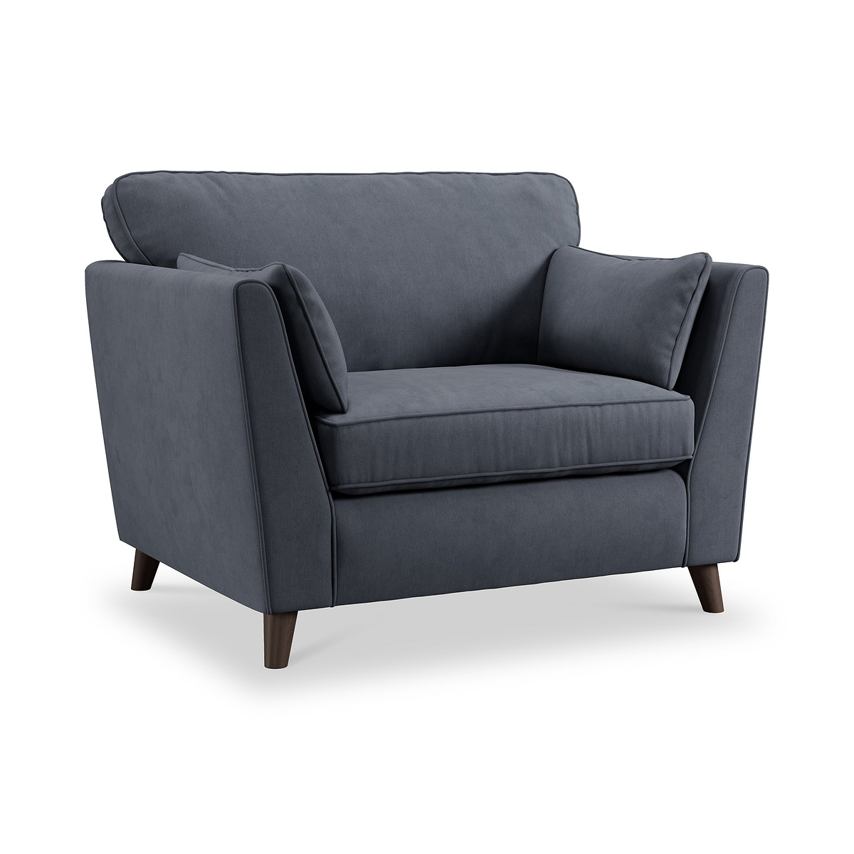 Osten Snuggler Armchair Navy from Roseland Furniture