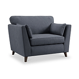 Osten Snuggler Armchair Navy from Roseland Furniture