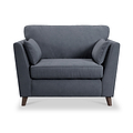 Osten Snuggler Armchair Navy from Roseland Furniture