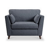 Osten Snuggler Armchair Navy from Roseland Furniture