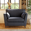 Osten Snuggler Armchair Navy from Roseland Furniture