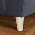 Osten Snuggler Armchair Navy Oak Feet from Roseland Furniture