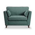 Osten Snuggler Armchair Ocean Beech Feet from Roseland Furniture