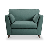 Osten Snuggler Armchair Ocean Beech Feet from Roseland Furniture