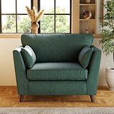 Osten Snuggler Armchair Ocean Beech Feet from Roseland Furniture