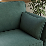 Osten Snuggler Armchair Ocean Beech Feet from Roseland Furniture