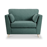 Osten Snuggler Armchair Ocean Oak Feet from Roseland Furniture