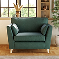 Osten Snuggler Armchair Ocean Oak Feet from Roseland Furniture