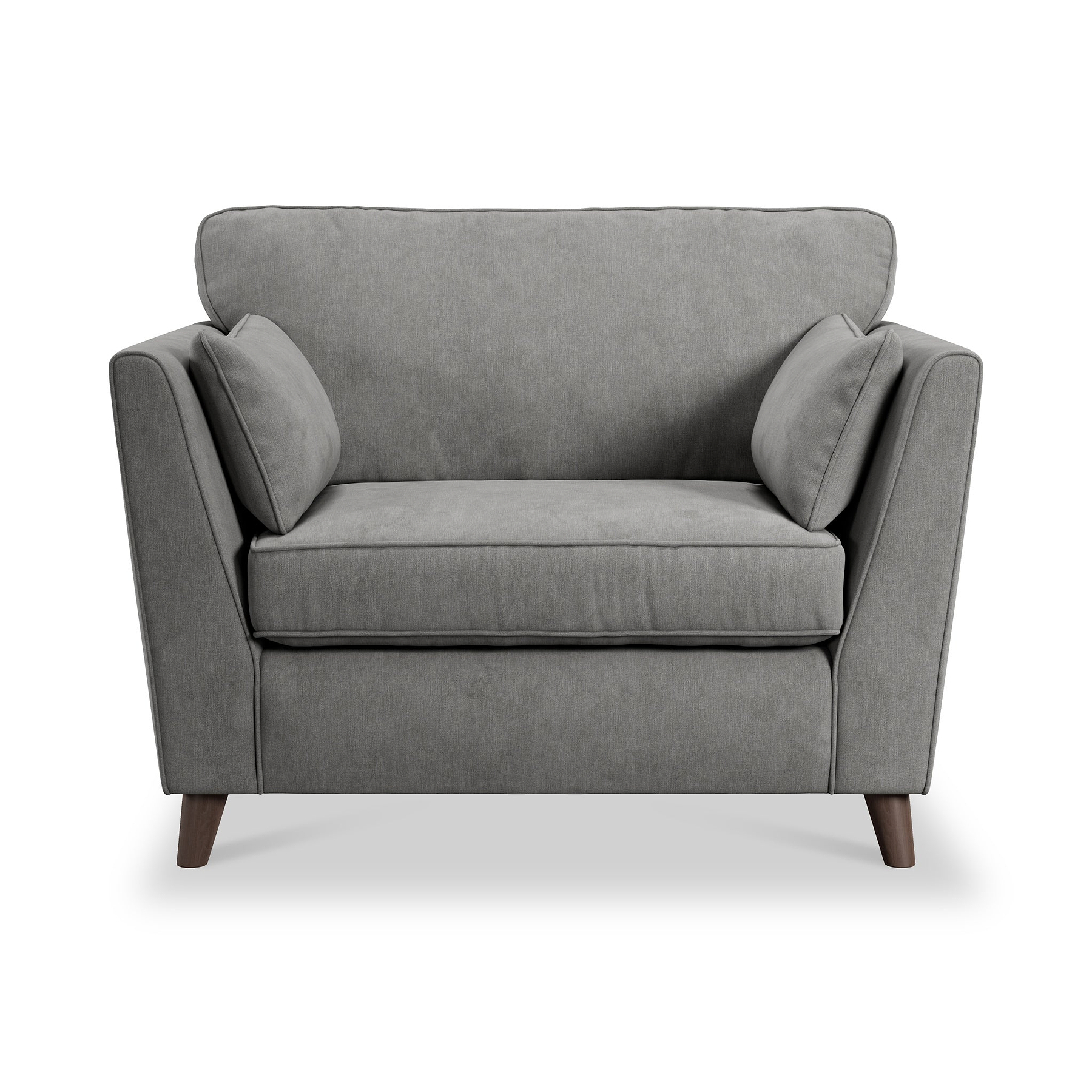 Osten Snuggler Armchair Pewter Beech Feet from Roseland Furniture