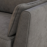 Osten Snuggler Armchair Pewter Beech Feet from Roseland Furniture