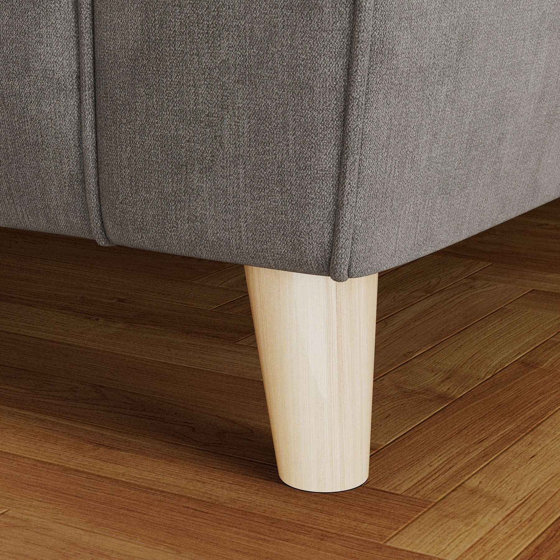Osten Snuggler Armchair Pewter Oak Feet from Roseland Furniture
