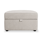Osten Storage Footstool Stone from Roseland Furniture
