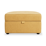 Osten Storage Footstool Lemon from Roseland Furniture
