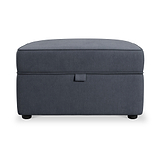 Osten Storage Footstool Marine from Roseland Furniture