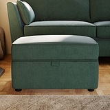Osten Storage Footstool Ocean from Roseland Furniture