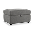 Osten Storage Footstool Pewter from Roseland Furniture