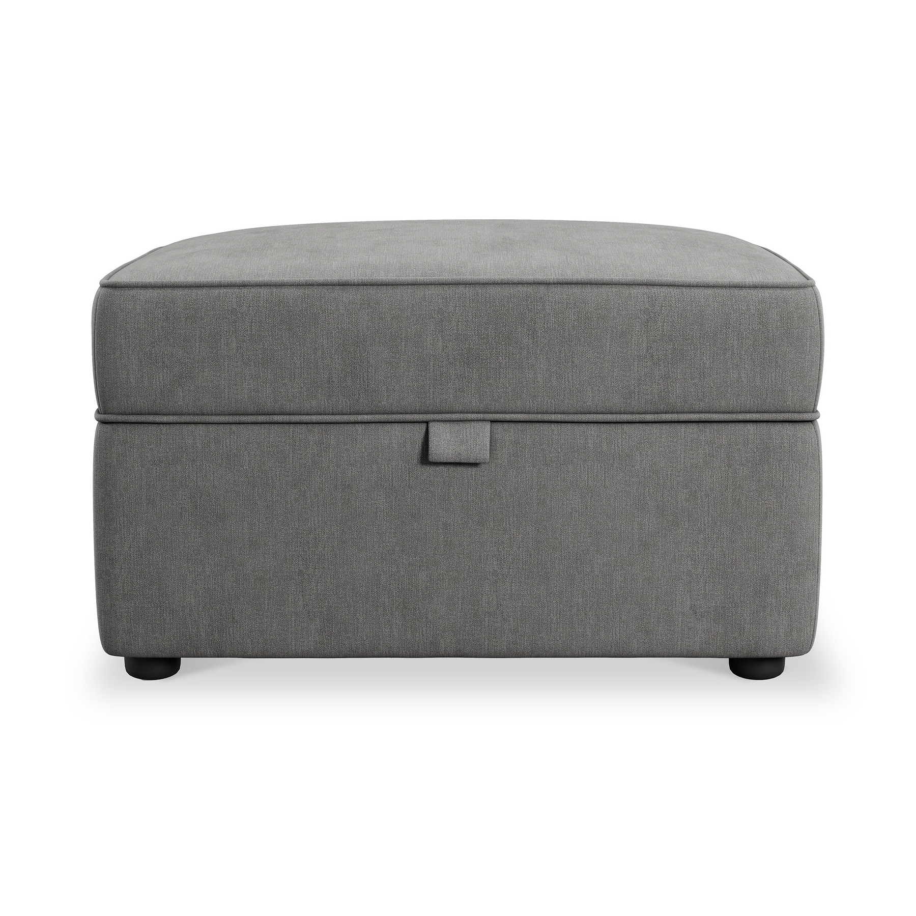 Osten Storage Footstool Pewter from Roseland Furniture