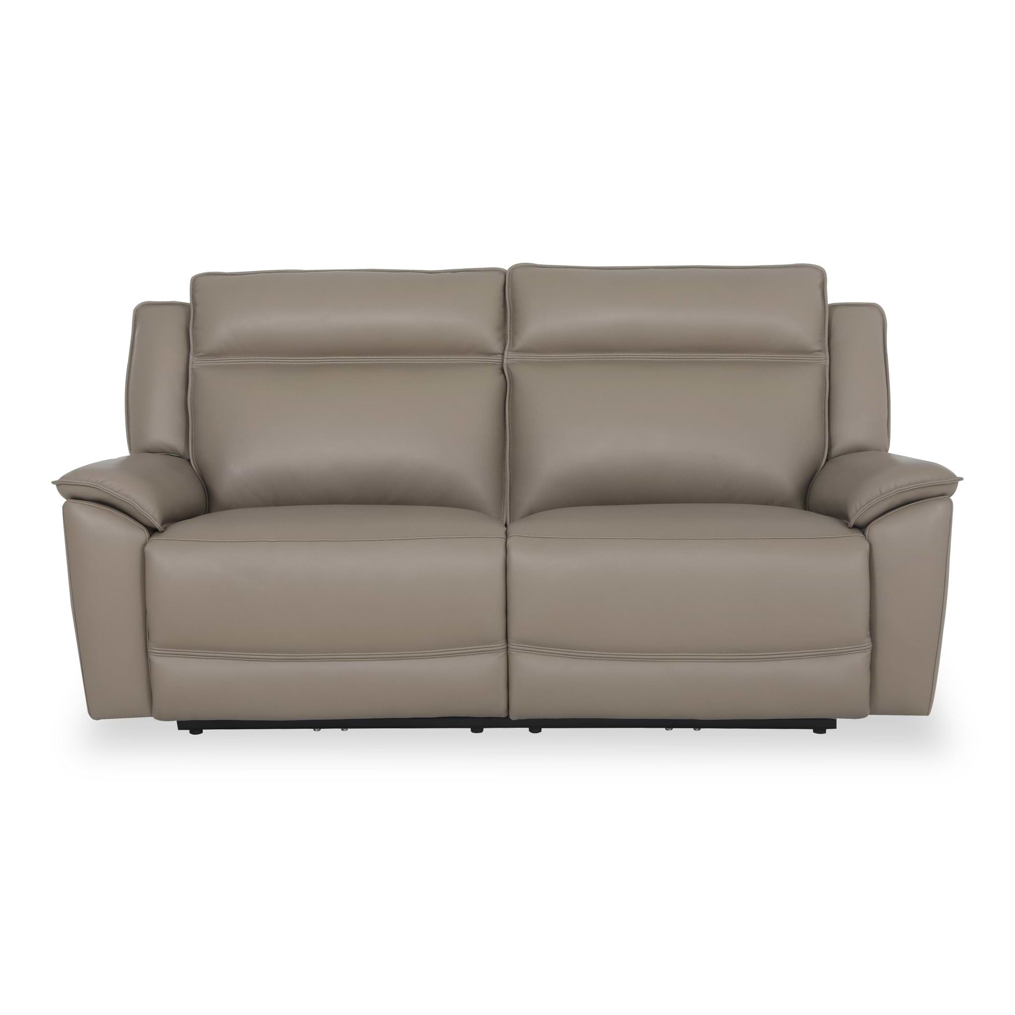 Alden Leather Electric Recliner 3 Seater Sofa by Roseland Furniture