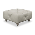 Everett Leather Footstool Cloud Washed Feet from Roseland Furniture