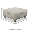 Everett Leather Footstool Cloud Washed Feet from Roseland Furniture