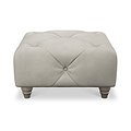 Everett Leather Footstool Cloud Washed Feet from Roseland Furniture