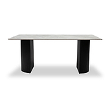 Eliyah 180cm Dining Table Grey from Roseland Furniture