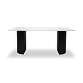 Eliyah 180cm Dining Table White from Roseland Furniture