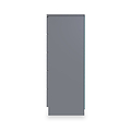 Henshaw 5 Drawer Tall Boy Bedside Table Dusk Grey from Roseland Furniture