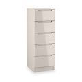 Henshaw Cashmere 5 Drawer Tall Boy Chest from Roseland Furniture