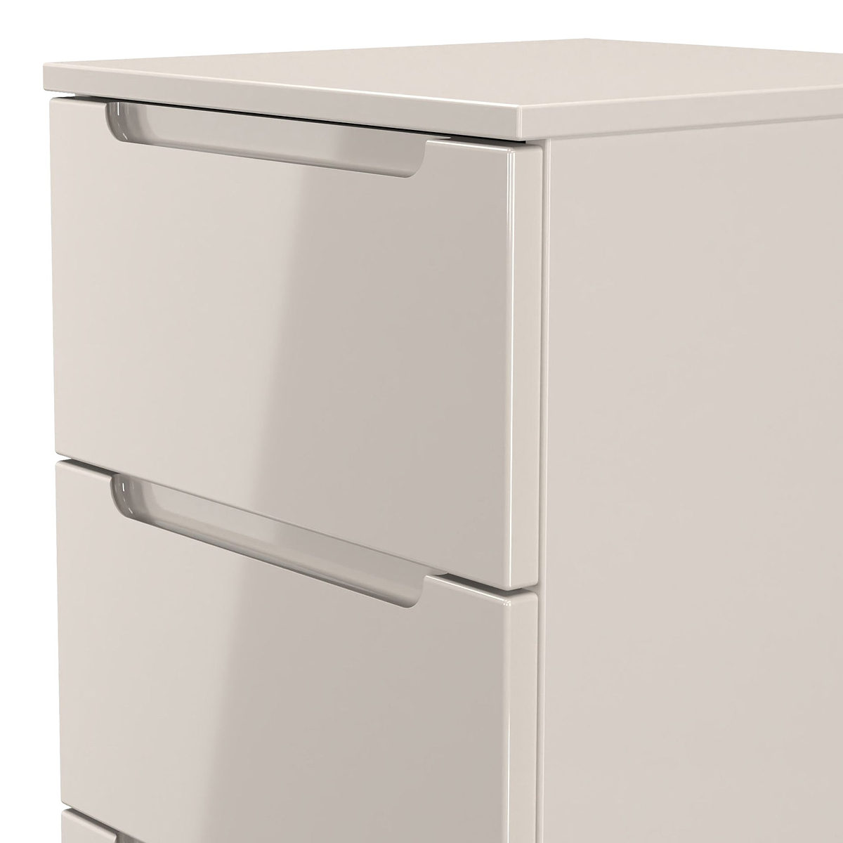 Henshaw Cashmere 5 Drawer Tall Boy Chest from Roseland Furniture