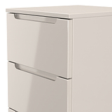 Henshaw Cashmere 5 Drawer Tall Boy Chest from Roseland Furniture