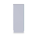 Henshaw 5 Drawer Tall Boy Bedside Table White from Roseland Furniture