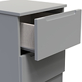 Henshaw 2 Drawer Bedside Table Dusk Grey from Roseland Furniture