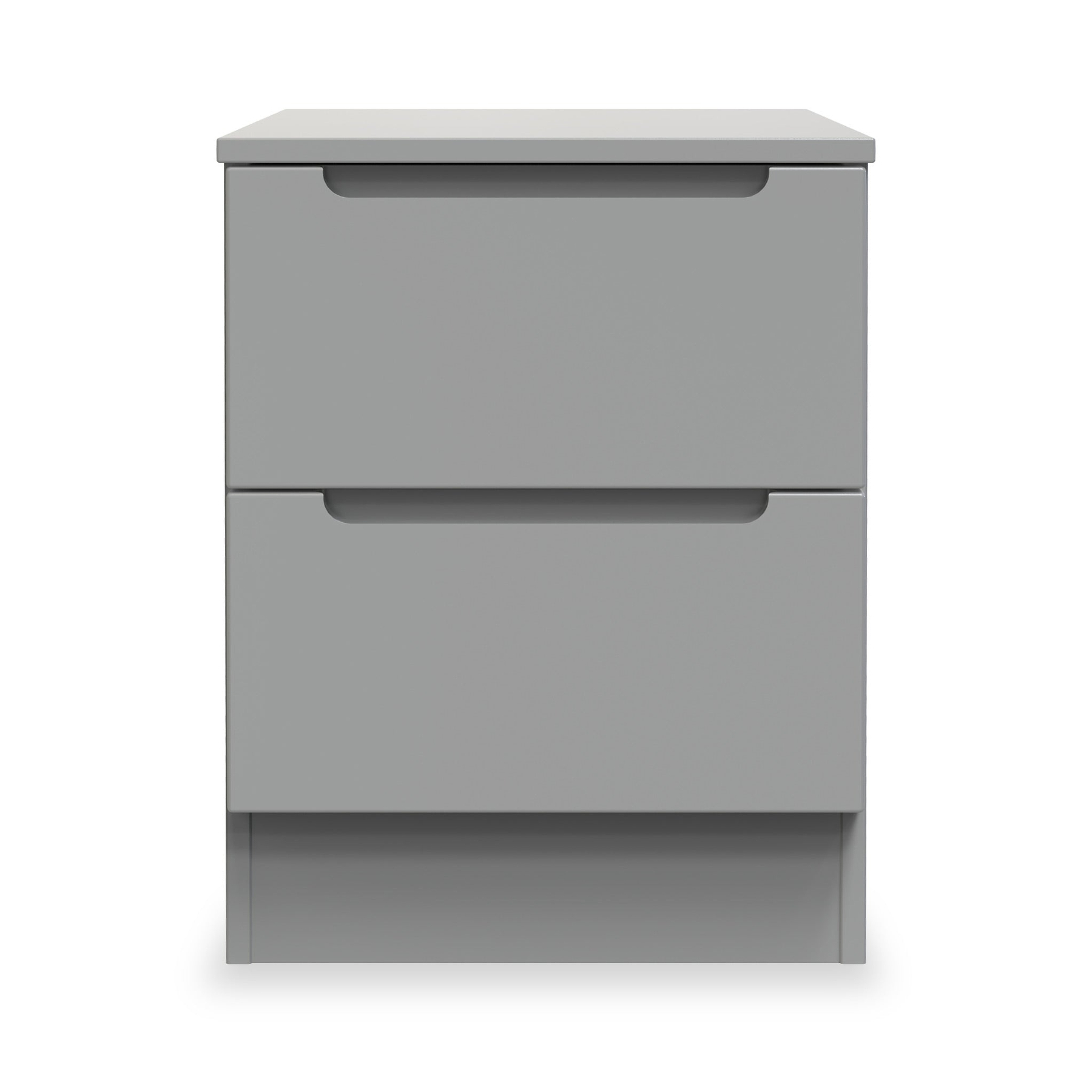 Henshaw 2 Drawer Bedside Table Dusk Grey from Roseland Furniture