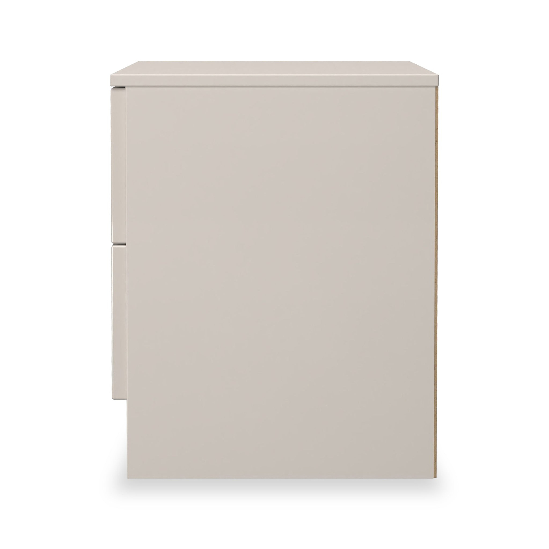 Henshaw Cashmere 2 Drawer Bedside Table from Roseland Furniture