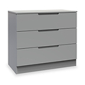 Henshaw 3 Drawer Chest Dusk Grey from Roseland Furniture
