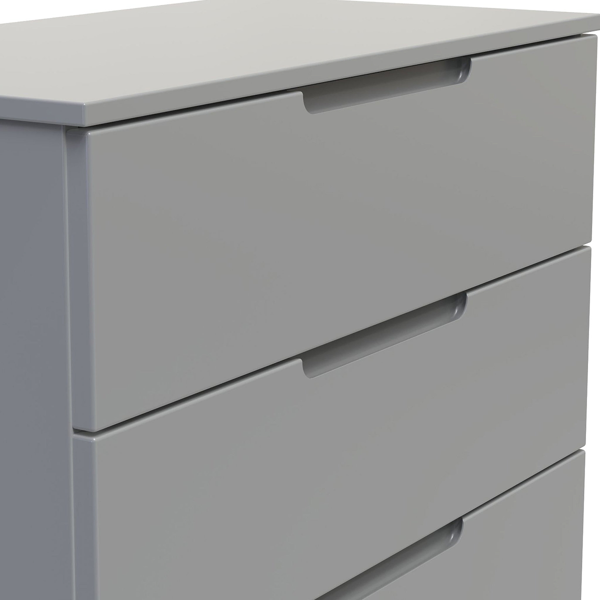 Henshaw 3 Drawer Chest Dusk Grey from Roseland Furniture