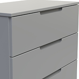 Henshaw 3 Drawer Chest Dusk Grey from Roseland Furniture