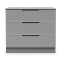Henshaw 3 Drawer Chest Dusk Grey from Roseland Furniture
