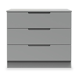 Henshaw 3 Drawer Chest Dusk Grey from Roseland Furniture