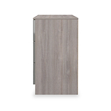 Henshaw Grey & Grey Oak 3 Drawer Chest from Roseland Furniture