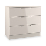 Henshaw Cashmere Cream 3 Drawer Chest from Roseland Furniture