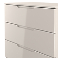 Henshaw Cashmere Cream 3 Drawer Chest from Roseland Furniture