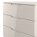 Henshaw Cashmere Cream 3 Drawer Chest from Roseland Furniture