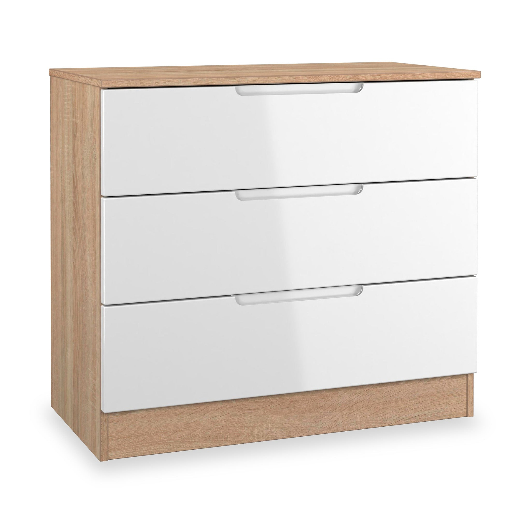 Henshaw 3 Drawer Chest White Oak from Roseland Furniture